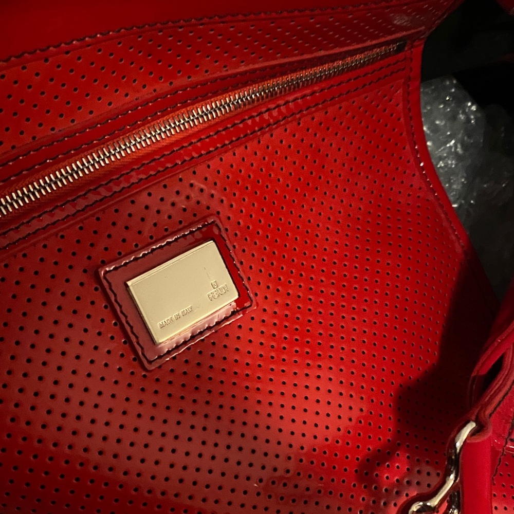 Red FENDI Tote Bag - Picture 6 of 7